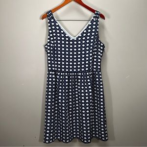 Vineyard Vines Navy and White Polka Dot Mini Dress
